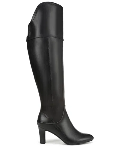 Naturalizer Women's Yuko Over The Knee Dress Boots In Black