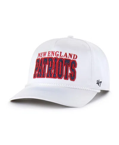 47 Brand Women's White New England Patriots Outspoken Hitch Adjustable Hat In White