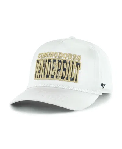 47 Brand Women's White Vanderbilt Commodores Outspoken Hitch Adjustable Hat In White