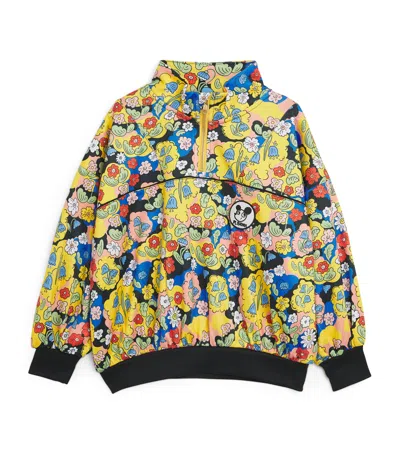 Mini Rodini Ritzratz Half-zip Sweatshirt In Multi