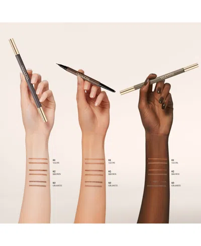 Valentino 3-in-1 Eyebrow Pencil, 0.019 Oz. In Black