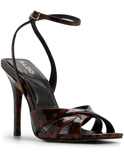Aldo Meteora Ankle Strap Sandal In Brown