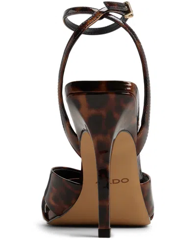 Aldo Meteora Ankle Strap Sandal In Brown