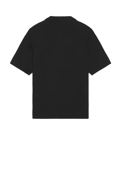 Cotton Citizen Lennon Polo Tee In Black