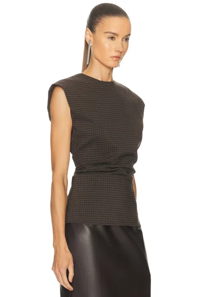 Acne Studios Tanado Top In Brown