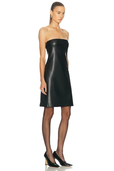 Courrèges Strapless Minidress In Black