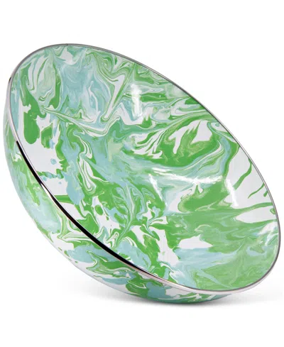 Golden Rabbit Modern Monet Catering Bowl In Green