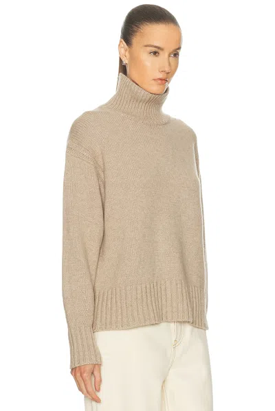 Guest In Residence Cozy Turtleneck Sweater In Brown