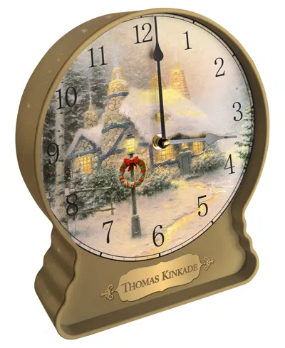 Original Gourmet Holiday Thomas Kinkade Clock Cookie Tin, 3 Piece In Multi