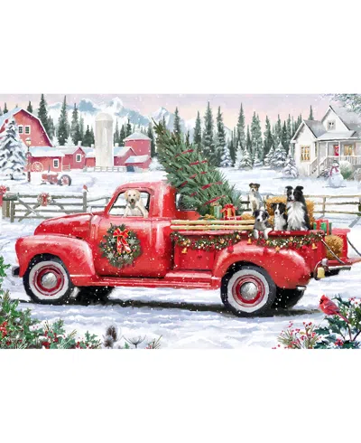Original Gourmet Christmas Truck Puzzle Cookie Tin, 6 oz In Multi