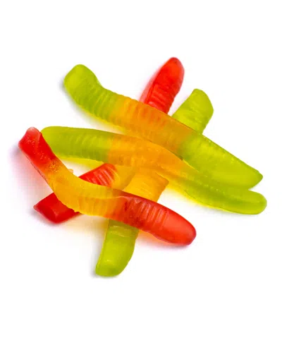 Original Gourmet Holiday Three Tiered Santa Gummy Tin, 8 oz In Red