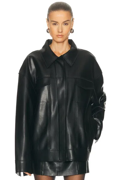 Norma Kamali Oversized Jacket In Black