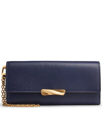 Donna Karan New York Amagansett Wallet In Blue