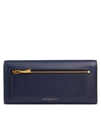 Donna Karan New York Amagansett Wallet In Blue