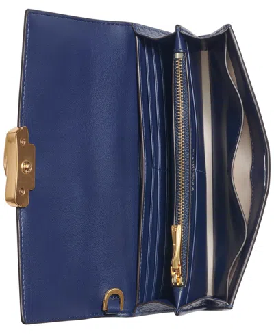 Donna Karan New York Amagansett Wallet In Blue