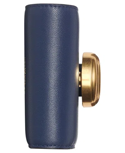 Donna Karan New York Valley Stream Small Wallet In Blue