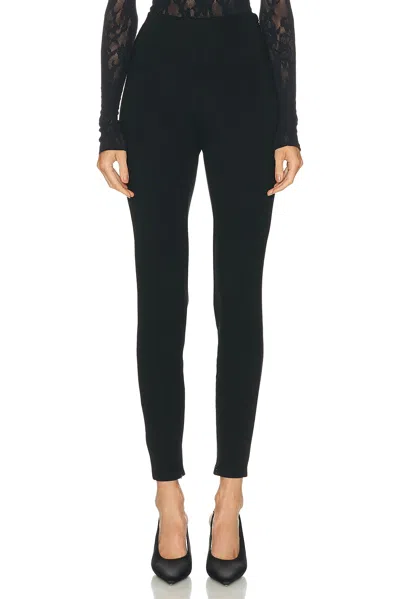 Skims The Essential High Waist Stirrup Legging In Black