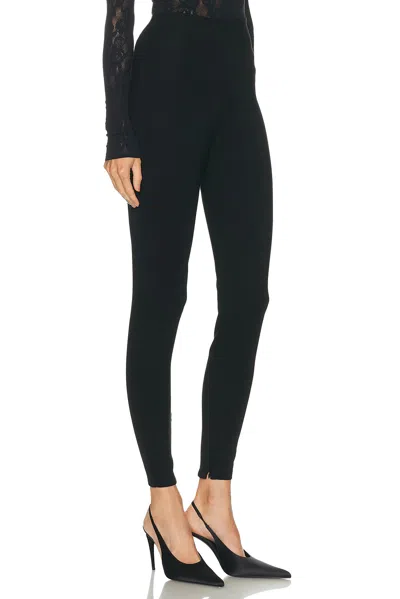 Skims The Essential High Waist Stirrup Legging In Black