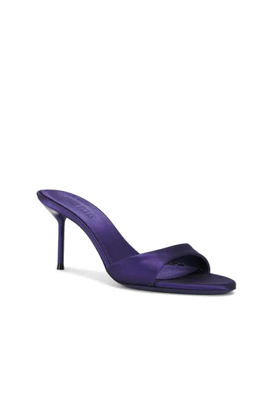 Paris Texas Navy Lidia Mule 70 Heeled Sandals In Purple
