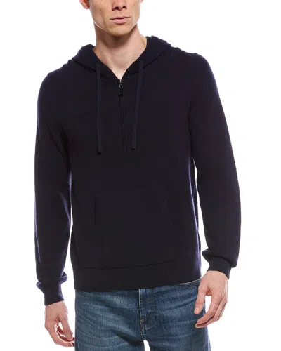 Mette Cashmere 1-4-zip Hoodie In Blue