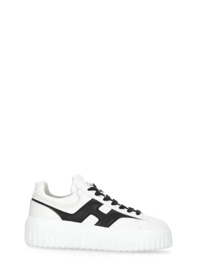Hogan H-stripes Sneakers In White
