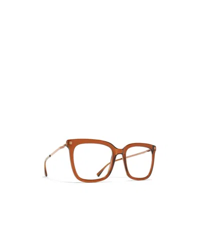 Mykita Kenda Square-frame Glasses In Brown