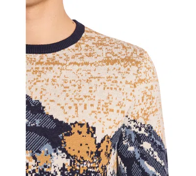 Paisley & Gray Men's Mountain Retreat Crewneck Sweater In Neutral