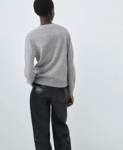 Mango Women's Cashmere Sweater In Gray