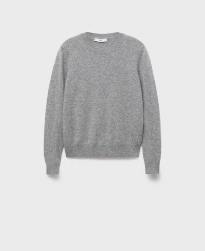 Mango Women's Cashmere Sweater In Gray