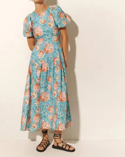 Kivari Josette Maxi Dress In Blue In Blue