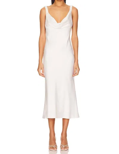 Katie May Heidi Dress In Ecru In White