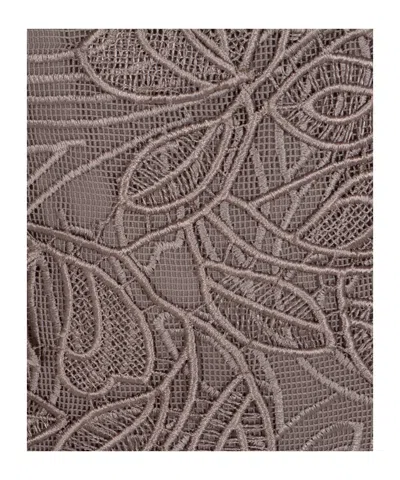 Alberta Ferretti Sleeveless Dress In Gray