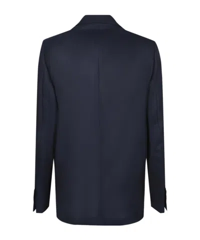 Lardini Single-breasted Patch-pocket Jacket In Blue