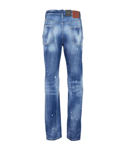 Dsquared2 Jeans With Belt Loops In Blue