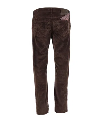 Jacob Cohen 5 Pockets Slim Fit Pants In Brown