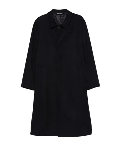 Boglioli Single-breasted Coat In Blue