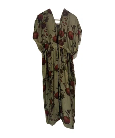 Uma Wang Patterned Dress In Brown