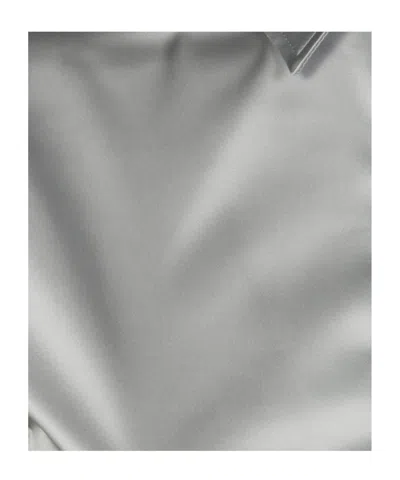 Robert Friedman Agata Satin Shirt In Gray