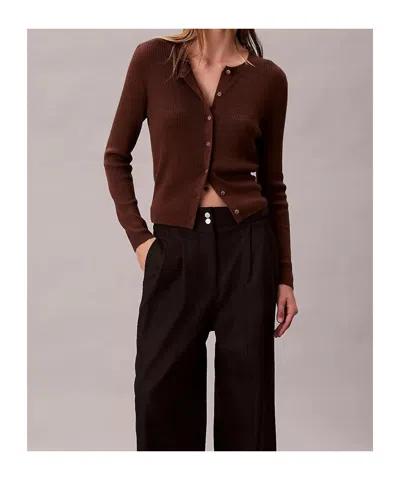 Calvin Klein Pleated Casual Pants In Black