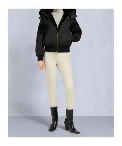 Moose Knuckles Gold Series Debbie Puffer Jacket In Black