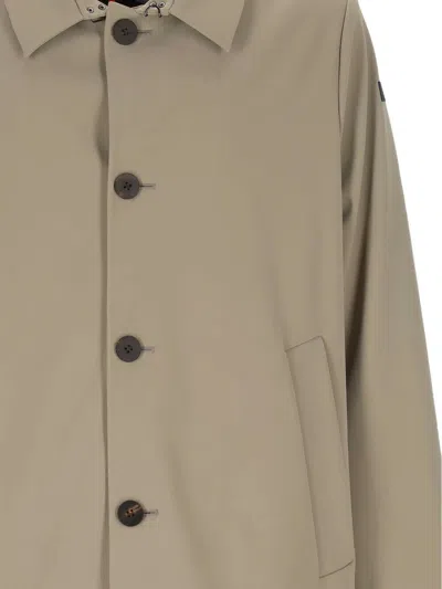 Rrd Buttoned Coat In Brown