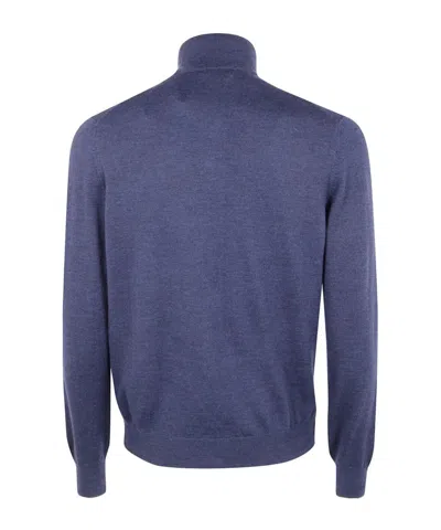 Gran Sasso Long Sleeves Sweater In Blue