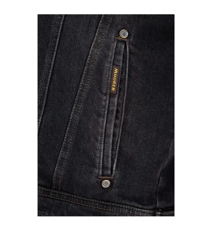 Moorer Lapel Down Jacket In Black