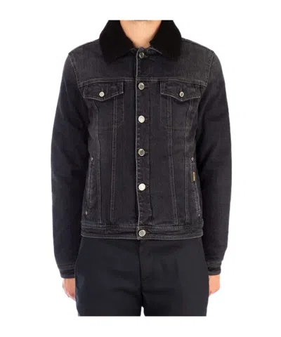 Moorer Lapel Down Jacket In Black