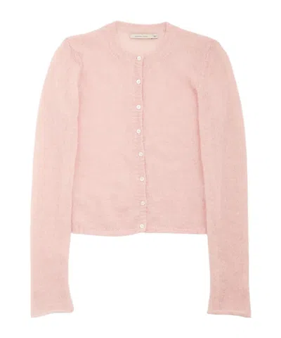 Paloma Wool Round-neck Long-sleeve Knitted Sweater In Pink
