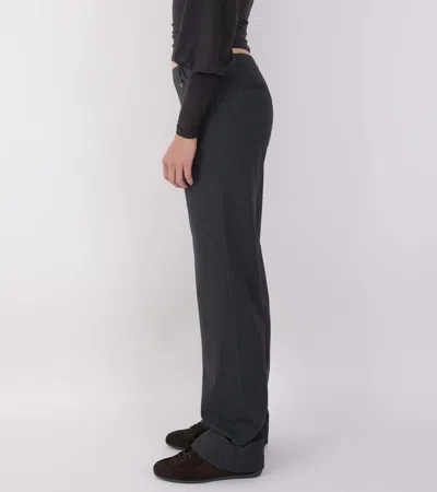 Paloma Wool Pleated Zipper Casual Pants In Blue