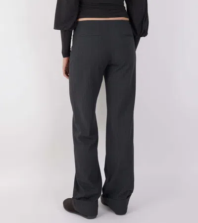 Paloma Wool Pleated Zipper Casual Pants In Blue