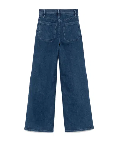 Frame Le Slim Palazzo Modernist Pocket Jeans In Iberia