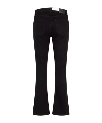 Polo Ralph Lauren Belt-loops Flared Trousers In Black