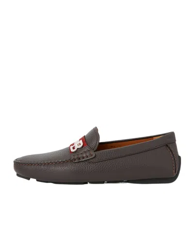 Bally Round-toe Loafers In Gray